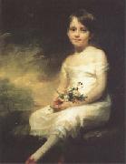 Sir Henry Raeburn A Little Girl Carrying Flowers (mk05) Sweden oil painting reproduction
